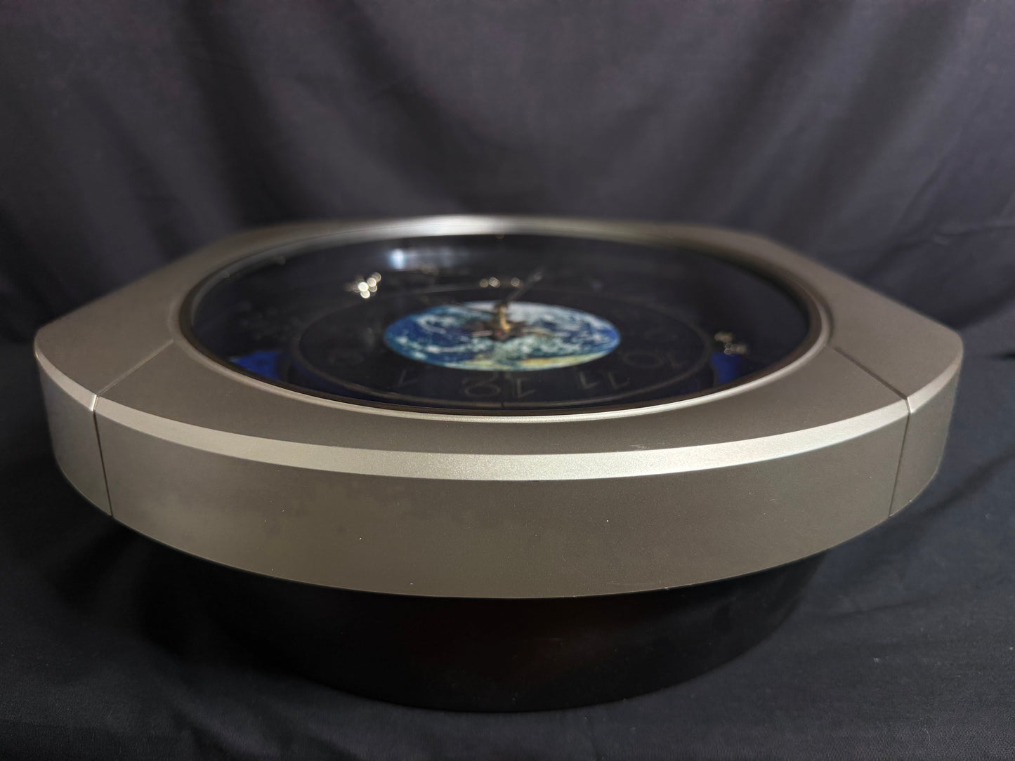 Rhythm “Timecracker 2000” Limited Edition Moving Earth Dial Magic Motion Musical Wall Clock with Popular Melodies - 4MH751NR19