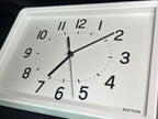 Rhythm “Tanjun” Modern Wall or Table Clock with Quiet Sweep Second Hand - 8MG815SR03