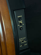 Rhythm "CTS Nostalgia" Moving Dial Magic Motion Musical Wooden Wall Clock with Popular Melodies - 4MH780-R06