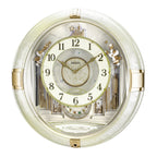 Seiko QXM603WRH “Winter Angels” Melodies in Motion Jaw-Dropping Dial Musical Moving Wall Clock with 13 Songs