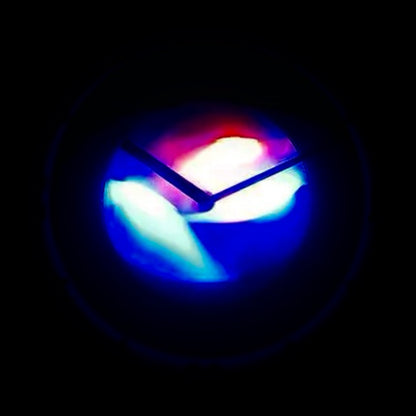 Seiko QXS003KRH "Zen Time" Matte Black Modern Musical Wall Clock with LED Light Show & 4 Original Melodies