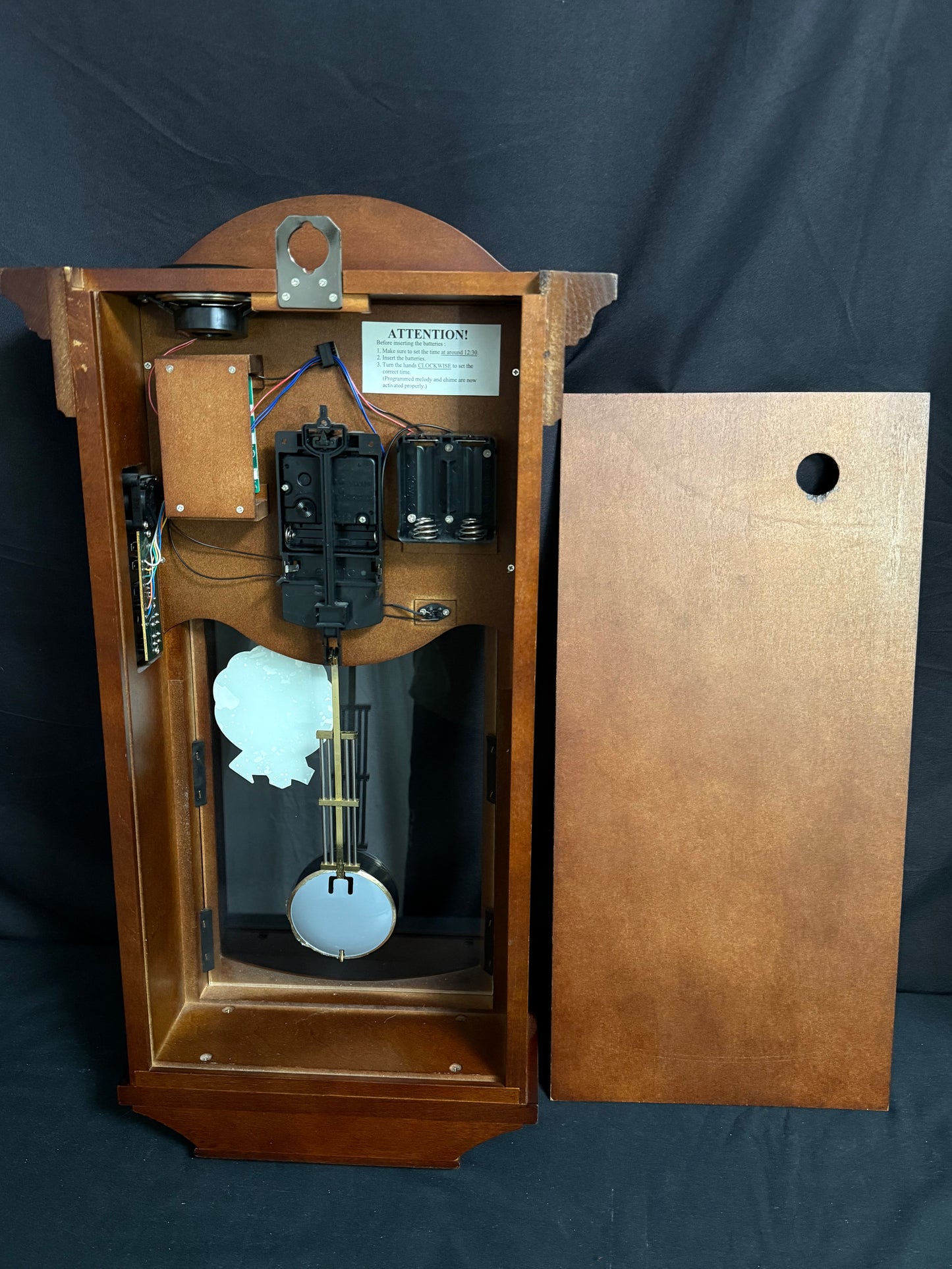 Rhythm “Celebration Time 314” Traditional Wooden Musical & Chiming Pendulum Wall Clock - CMJ314-R06