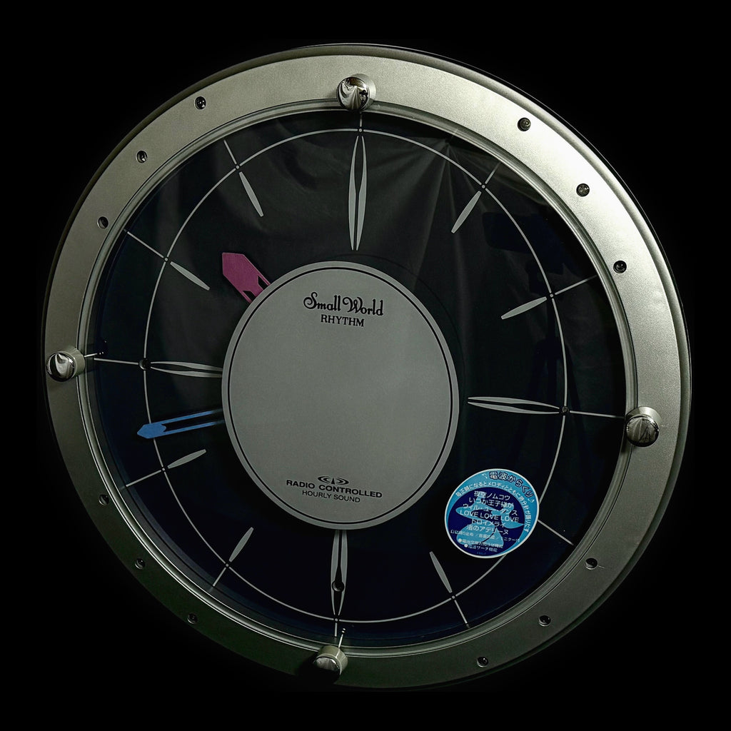 Rhythm "Small World Glad Duo" Magic Motion Musical Wall Clock from Japan with Dancing Hands - 4MN441RH03
