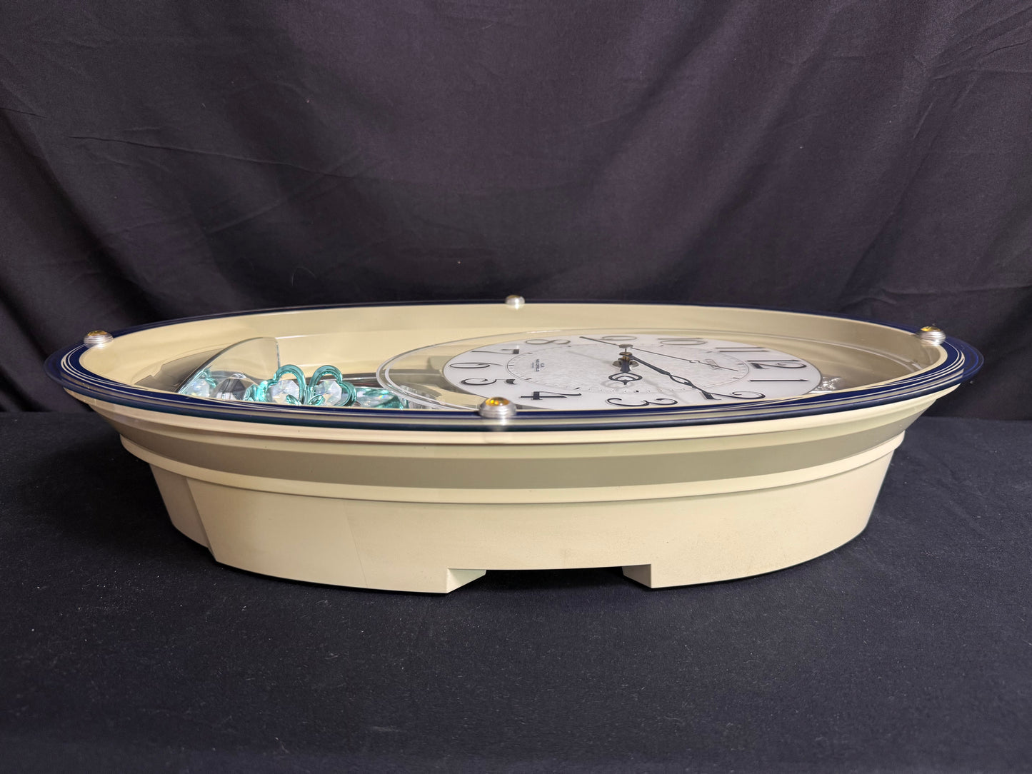 Citizen (Rhythm) "Pal Muse M482" Musical Motion Decorative Pendulum Wall Clock from Japan with LED Light Show - 4MN482-003