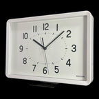 Rhythm “Tanjun” Modern Wall or Table Clock with Quiet Sweep Second Hand - 8MG815SR03