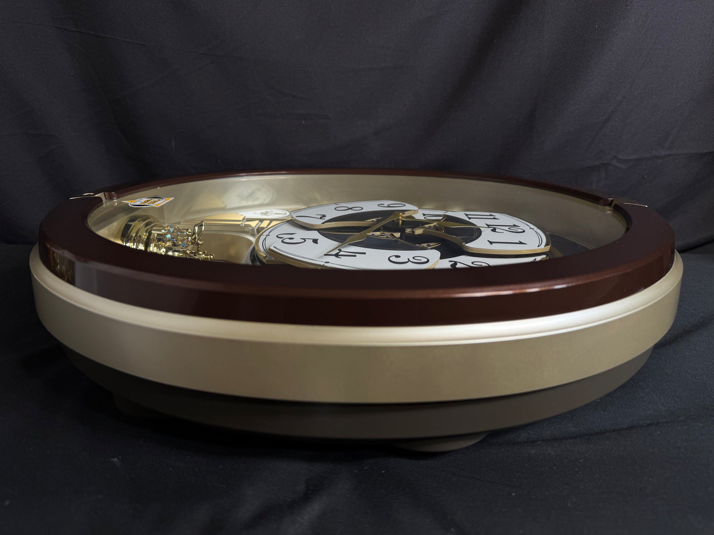 Seiko QXM541BRH "2014 Special Collector's Edition" Melodies in Motion Dancing Dial Musical Wall Clock with Music by The Beatles