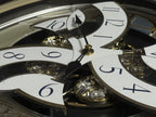 Rhythm "Classic Brilliance" Moving Dial Magic Motion Musical Wall Clock - 4MH787PD18