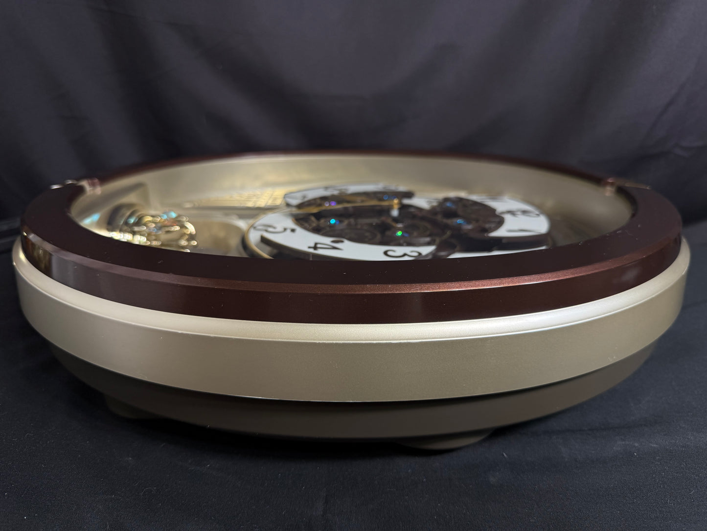 Seiko QXM491BRH "2013 Special Collector's Edition" Melodies in Motion Dancing Dial Musical Wall Clock with '70s Pop Music