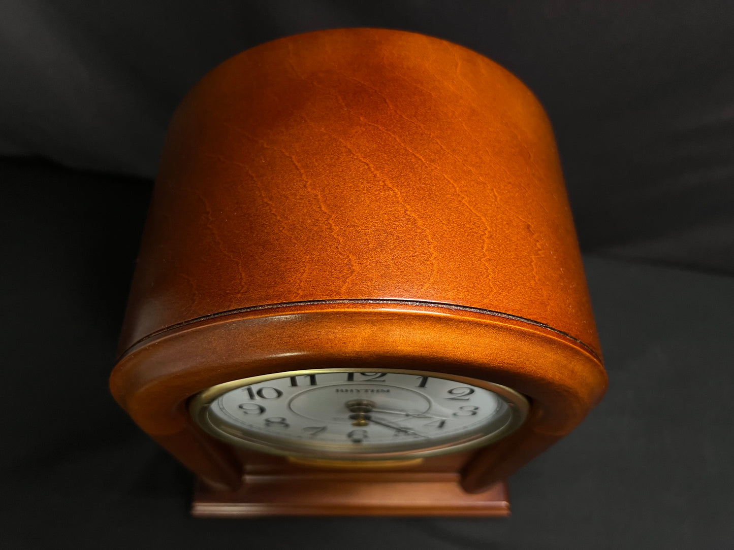Rhythm “Celebration Time 108” Traditional Wooden Inlaid Musical & Chiming Mantel Clock - CRH108UR06