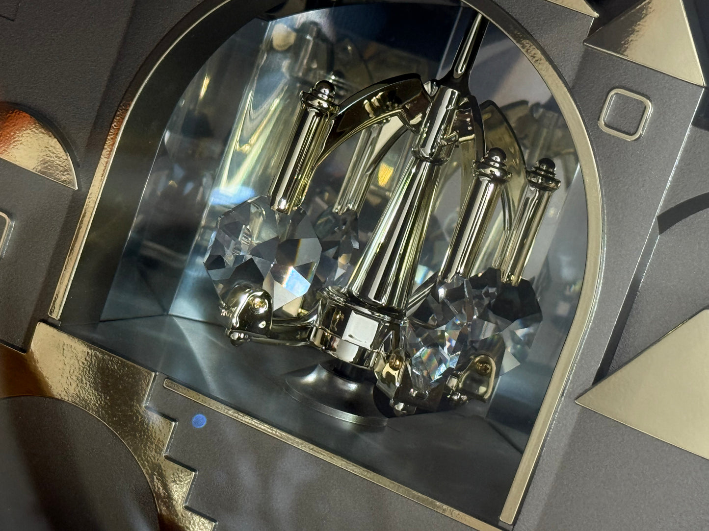 Rhythm "Timecracker Golden Oak" Moving Dial Magic Motion Musical Wooden Wall Clock with Popular Melodies - 4MH782-R07