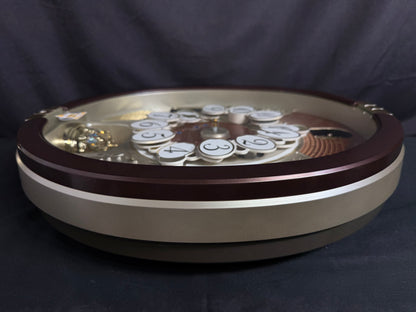 Seiko QXM574BRH "2017 Special Collector's Edition" Melodies in Motion Dancing Dial Musical Wall Clock with '70s Pop Music