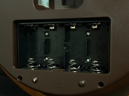 Rhythm "SSS Encore" Magic Motion Musical Wooden Wall Clock with Animated Moving Dial and Popular Melodies - 4MH810-R06