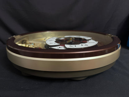 Seiko QXM554BRH "2015 Special Collector's Edition" Melodies in Motion Dancing Dial Musical Wall Clock with '70s Pop Music