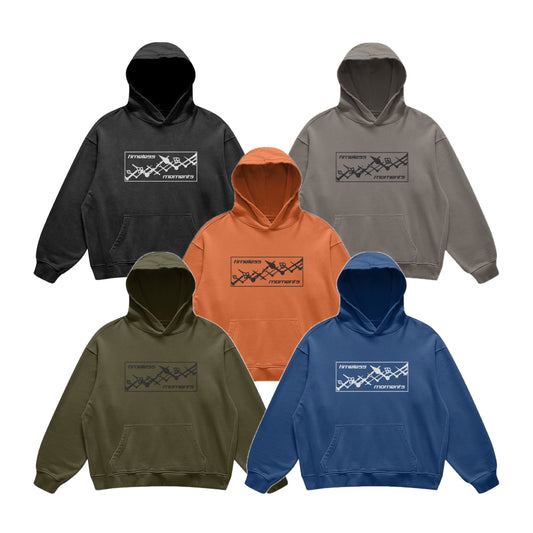 The Timeless Moments “10:10” Oversized Graphic Hoodies