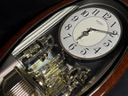 Rhythm "Golden Ringers" Magic Motion Musical Wall Clock with Animated Figurines - 4MH740NR23