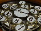 Rhythm "SSS Encore" Magic Motion Musical Wooden Wall Clock with Animated Moving Dial and Popular Melodies - 4MH810-R06