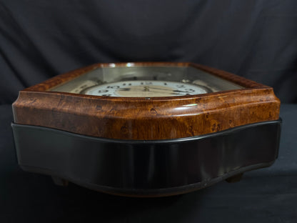 Seiko QXM135BRH "Lover’s Castle" Melodies in Motion Musical Moving Wall Clock with Popular Melodies