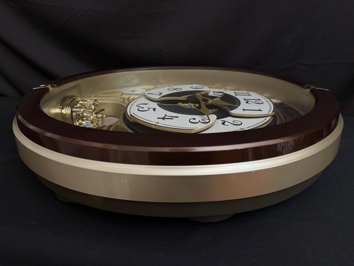 Seiko QXM541BRH "2014 Special Collector's Edition" Melodies in Motion Dancing Dial Musical Wall Clock with Music by The Beatles