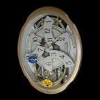 Rhythm “Marvelous” Magic Motion Musical Wall Clock with Moving Dial - 4MH842WD18