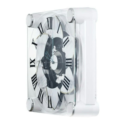 NEW! | Seiko Emblem AHS446WRH "Grace Elite" Melodies in Motion Musical Wall or Mantel Clock with Animated Moving Dial
