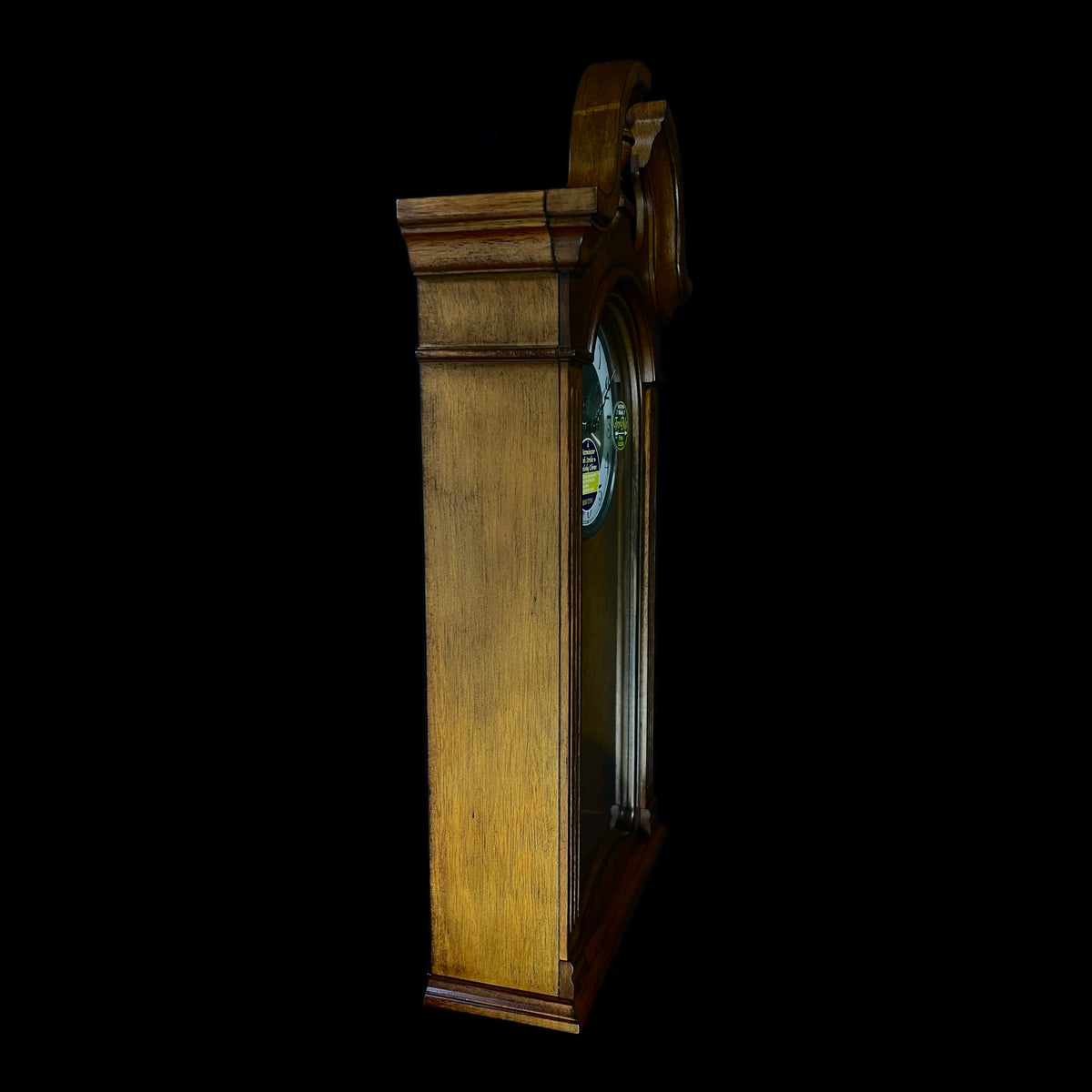 Rhythm “WSM Tiara II” Traditional Wooden Musical & Chiming Pendulum Wall Clock with Intricate Carved Frame - CMJ539UR06