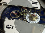 Rhythm "DWS Timecracker Oak" Moving Dial Magic Motion Musical Wooden Wall Clock with Popular Melodies - 4MH777-R07