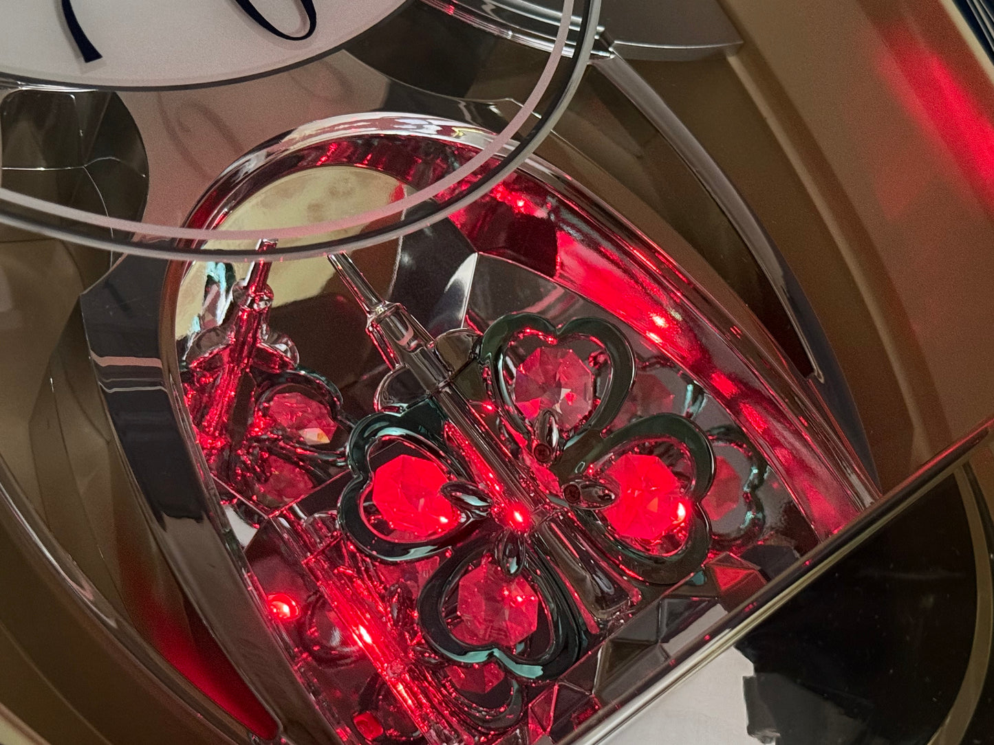 Citizen (Rhythm) "Pal Muse M482" Musical Motion Decorative Pendulum Wall Clock from Japan with LED Light Show - 4MN482-003