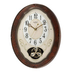 Rhythm “Caprice” Musical Motion Decorative Pendulum Wall Clock - 4MJ400WD23