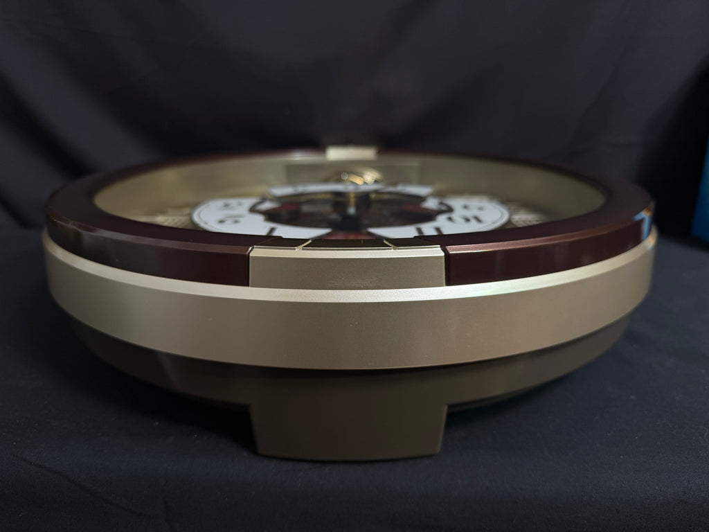 Seiko QXM554BRH "2015 Special Collector's Edition" Melodies in Motion Dancing Dial Musical Wall Clock with '70s Pop Music
