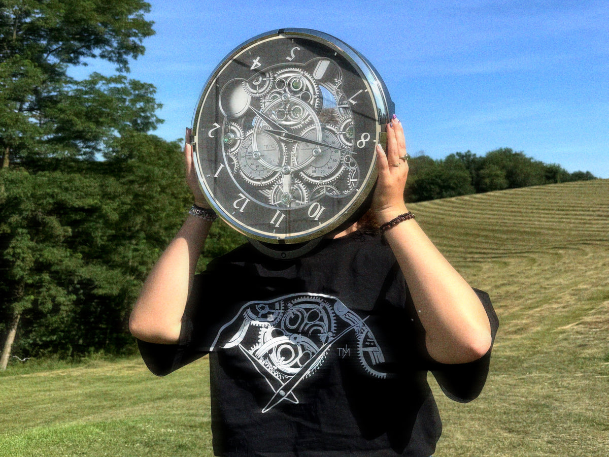The Timeless Moments "Gear" Oversized Graphic T-Shirts