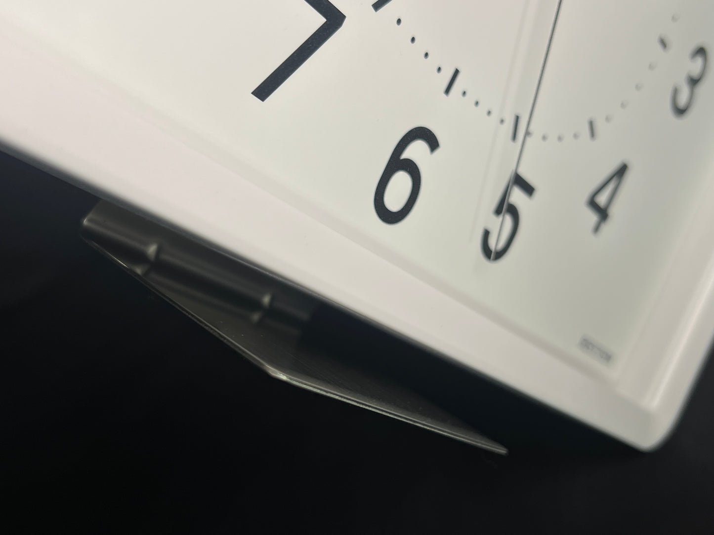 Rhythm “Tanjun” Modern Wall or Table Clock with Quiet Sweep Second Hand - 8MG815SR03