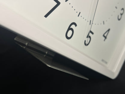 Rhythm “Tanjun” Modern Wall or Table Clock with Quiet Sweep Second Hand - 8MG815SR03