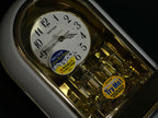 Rhythm “Crystal Dulcet II (Pearl)” Musical Motion Decorative Pendulum Mantel Clock - 4RH794WU03