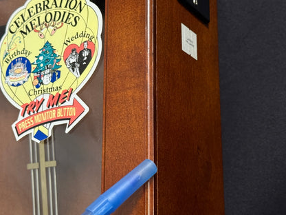 Rhythm “Celebration Time 314” Traditional Wooden Musical & Chiming Pendulum Wall Clock - CMJ314-R06