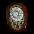 Rhythm "Grand Encore Legend" Magic Motion Musical Wooden Wall Clock with Animated Moving Dial and Music by The Beatles - 4MH834WB06