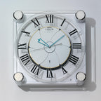 Seiko Emblem AHS446WRH "Grace Elite" Melodies in Motion Musical Wall or Mantel Clock with Animated Moving Dial & 18 Songs