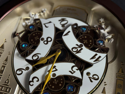 Seiko QXM491BRH "2013 Special Collector's Edition" Melodies in Motion Dancing Dial Musical Wall Clock with '70s Pop Music
