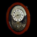 Rhythm “DWS Timecracker” Moving Dial Magic Motion Musical Wooden Wall Clock with Popular Melodies - 4MH752-R06