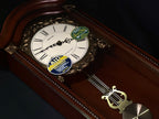 Rhythm “WSM Elyria” Antique-Style Wooden Musical & Chiming Pendulum Wall Clock - CMJ524NR06