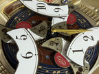 Seiko QXM554BRH "2015 Special Collector's Edition" Melodies in Motion Dancing Dial Musical Wall Clock with '70s Pop Music