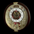 Seiko QXM554BRH "2015 Special Collector's Edition" Melodies in Motion Dancing Dial Musical Wall Clock with '70s Pop Music