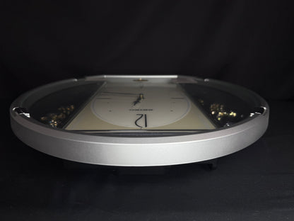 Seiko QXM158SRH "Sparkling Crystals" Melodies in Motion Musical Decorative Pendulum Wall Clock