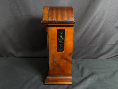 Rhythm "CTS Naples" Traditional Wooden Musical Mantel Clock with Popular Melodies - CRH120UR06