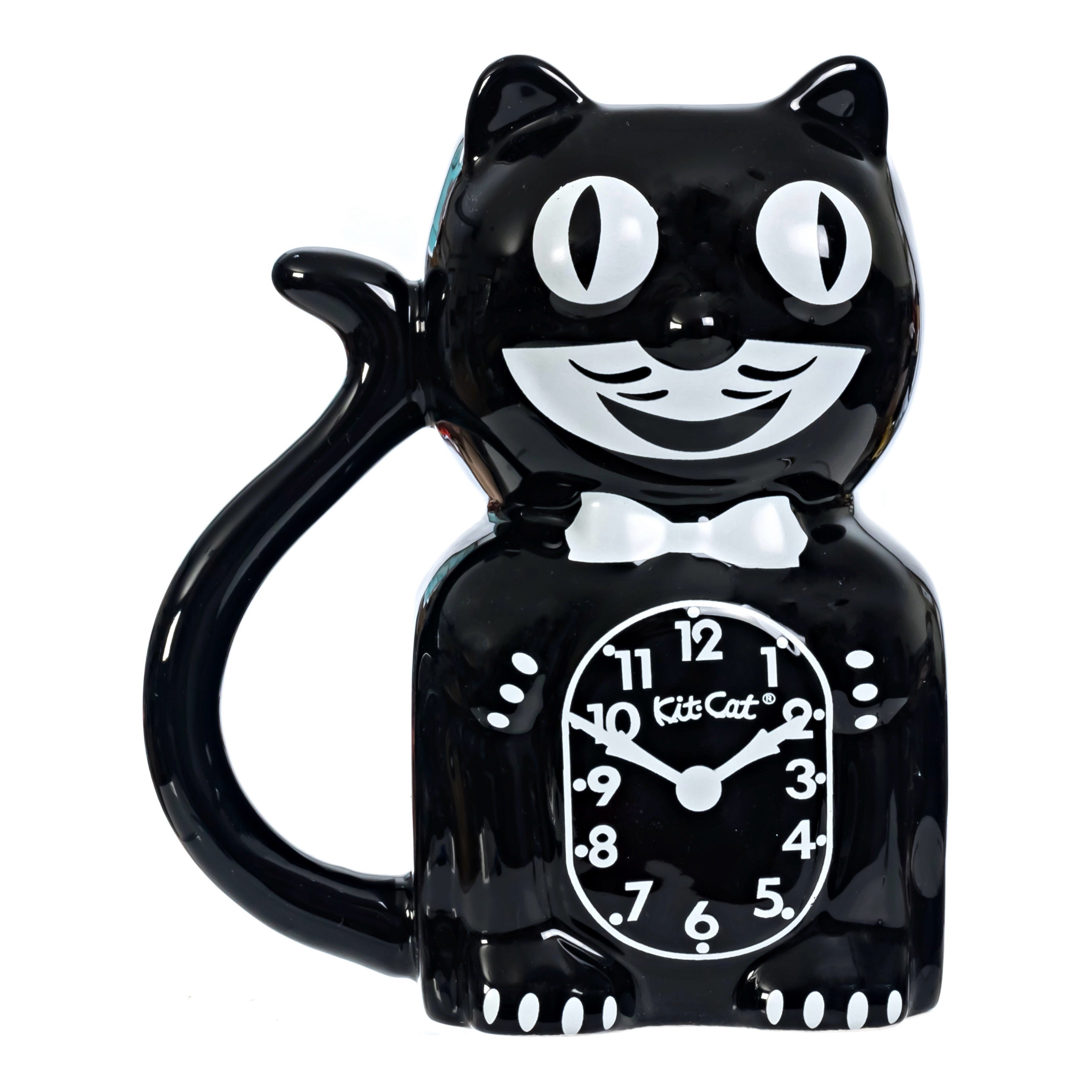 Kit-Cat Klock Shaped Ceramic Coffee Mug by California Clock Company