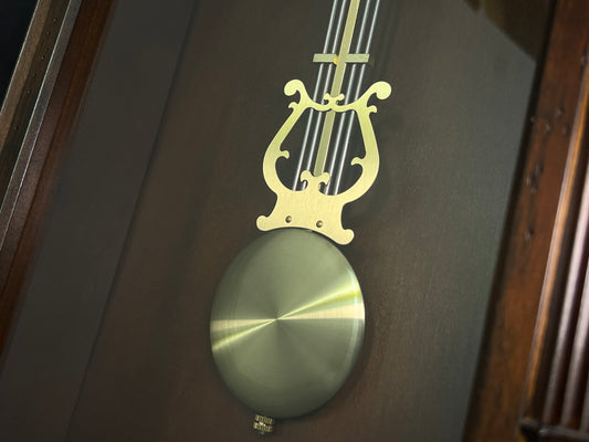 Rhythm “WSM Rembrandt II” Traditional Wooden Musical & Chiming Pendulum Wall Clock - CMJ540UR06