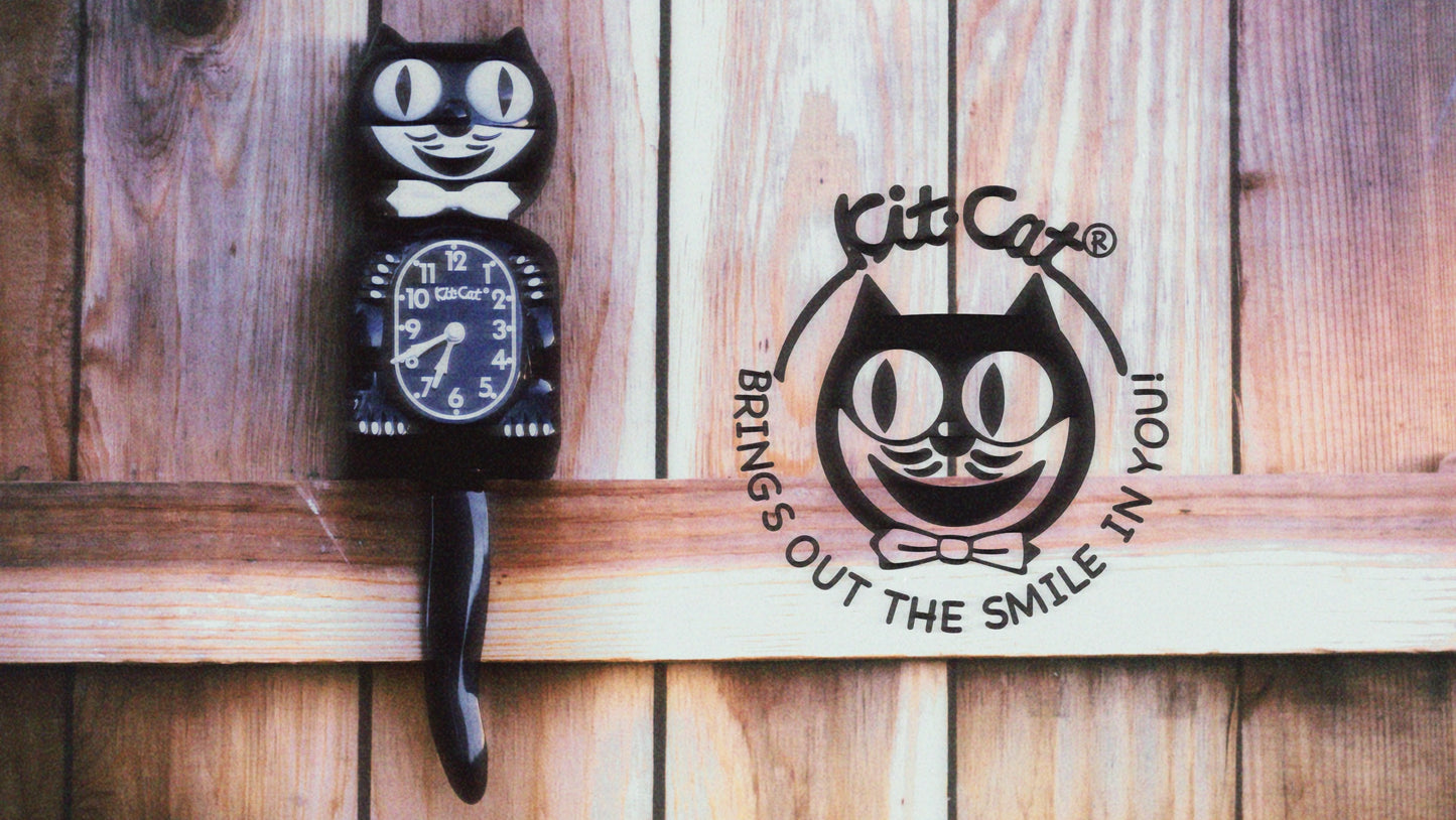 Original Kit-Cat Klock “Galaxy Blue” Limited Edition Novelty Wall Clock by California Clock Company - BC-48