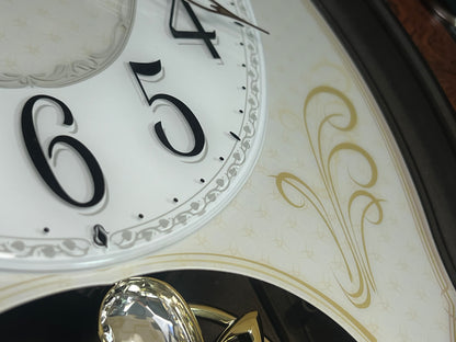 Rhythm “Caprice” Musical Motion Decorative Pendulum Wall Clock - 4MJ400WD23