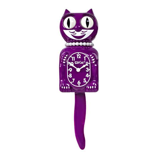 Lady Kit-Cat Klock “Boysenberry” Limited Edition Novelty Wall Clock by California Clock Company - LBC-49