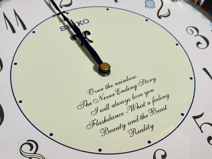 Seiko AM629M “Zig Zag Playground” Musical Decorative Pendulum Wall Clock from Japan