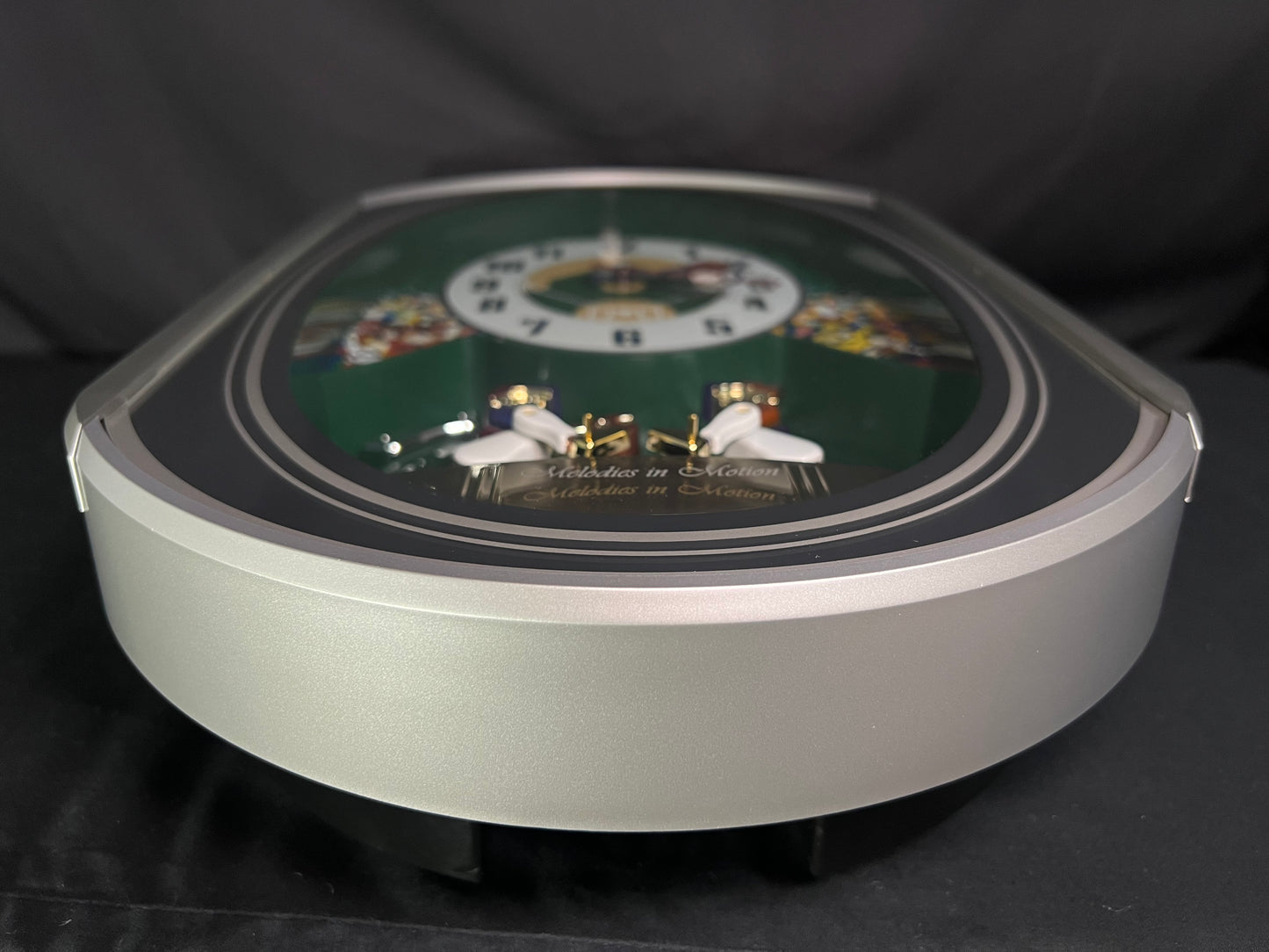 Seiko QXM256SRH "Baseball" Melodies in Motion Musical Moving Wall Clock with Americana Music
